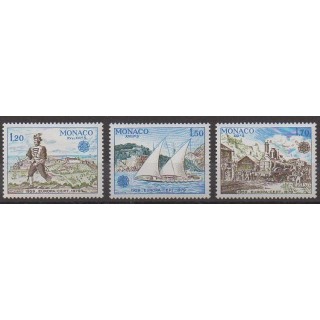 Acheter cette série de timbres de Monaco de l'année 1979 (No 1186/1188).