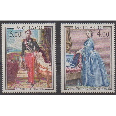 Monaco - 1979 - Nb 1196/1197 - Royalty - Paintings