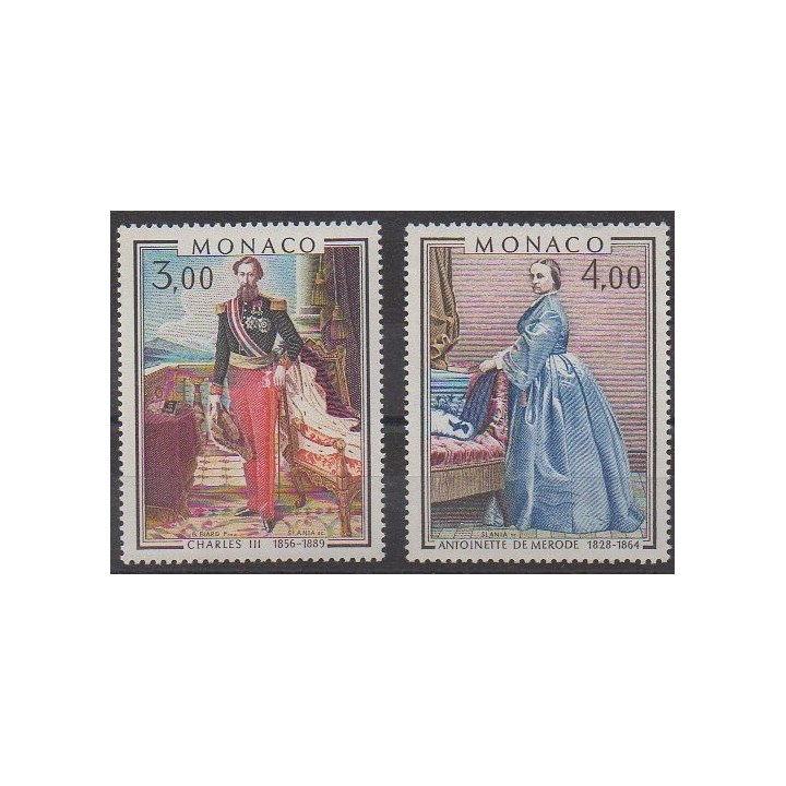 Acheter cette série de timbres de Monaco de l'année 1979 (No 1196/1197).