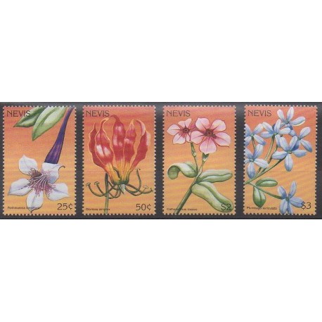 Nevis - 1996 - Nb 963/966 - Flowers