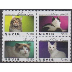 Nevis - 2011 - Nb 2217/2220 - Cats