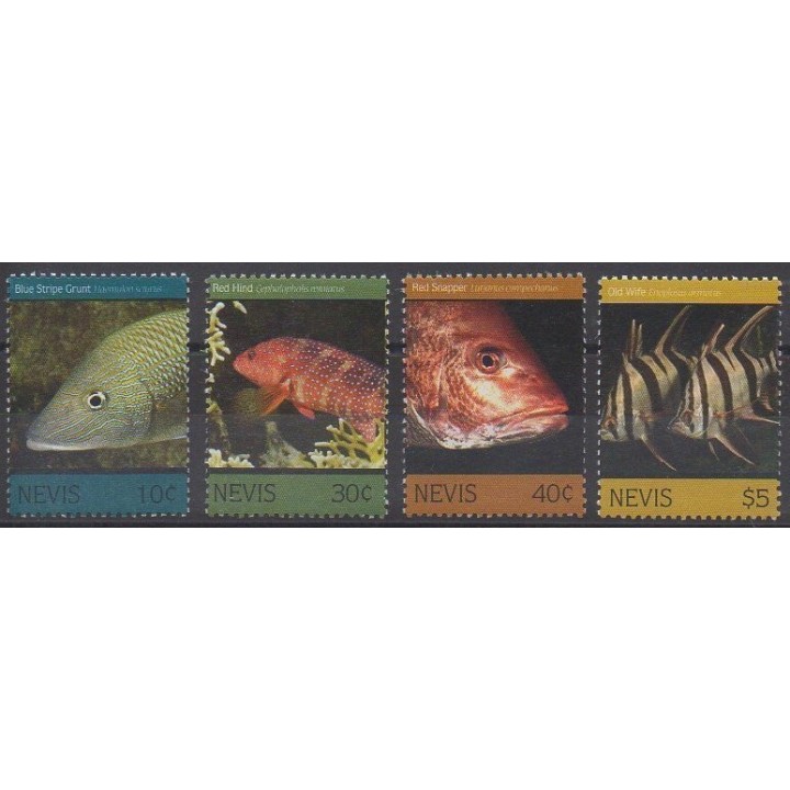 Acheter cette série de timbres de l'île de Nevis de l'année 2011 (No 2271/2274).