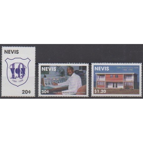 Nevis - 1998 - No 1134/1136 - Télécommunications
