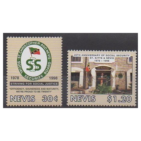 Nevis - 1998 - Nb 1091/1092
