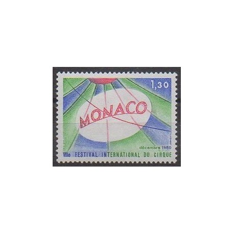 Monaco - 1980 - No 1248 - Cirque