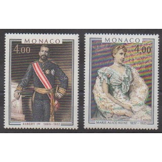 Acheter cette série de timbres de Monaco de l'année 1980 (No 1245/1246).