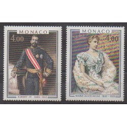 Monaco - 1980 - Nb 1245/1246 - Royalty - Paintings