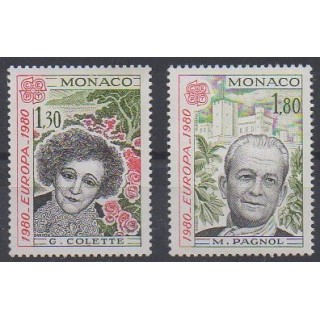 Buy this set of stamps of Monaco of the year 1980 (Nb 1224/1225).