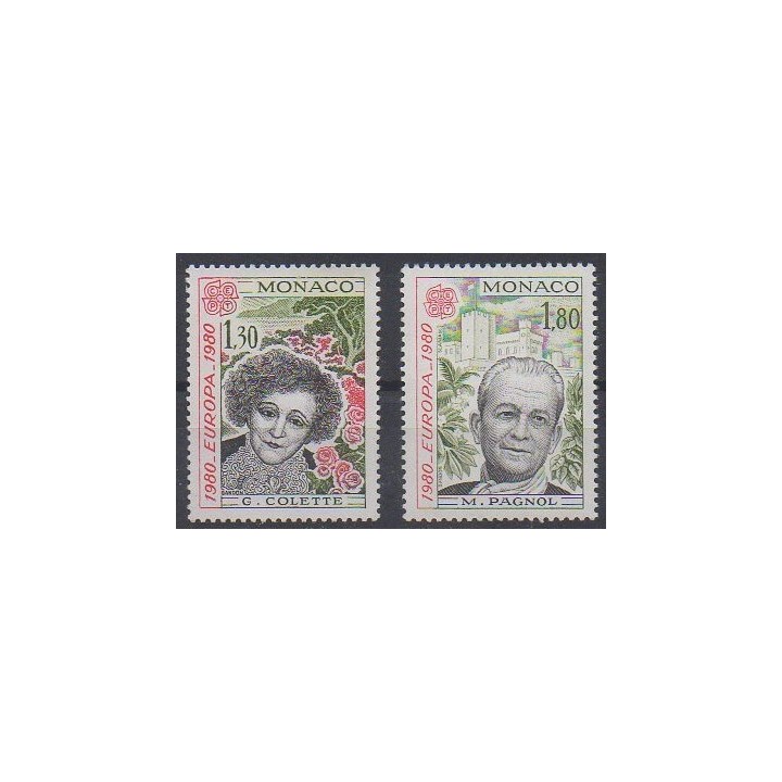 Buy this set of stamps of Monaco of the year 1980 (Nb 1224/1225).