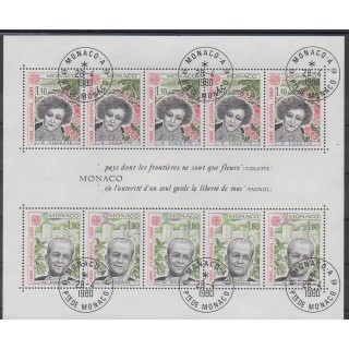 Buy this souvenir sheet  of Monaco of the year 1980 (Nb BF18). - Used