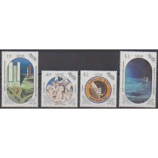Acheter cette série de timbres de l'île de Nevis de l'année 1989 (No 513/516).