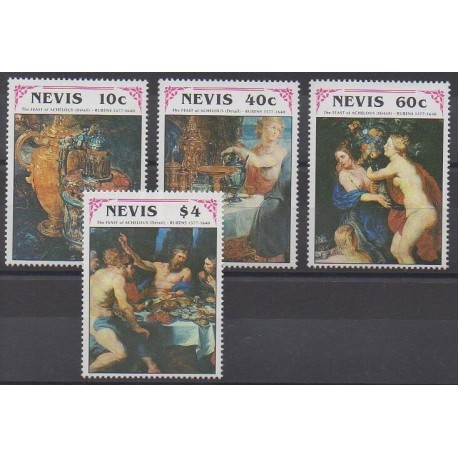 Nevis - 1992 - Nb 622/625 - Paintings