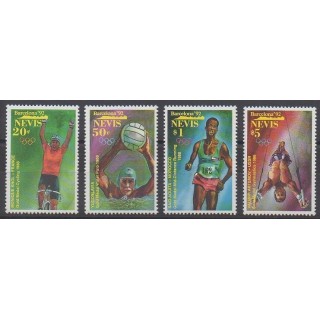 Acheter cette série de timbres de l'île de Nevis de l'année 1992 (No 638/641).