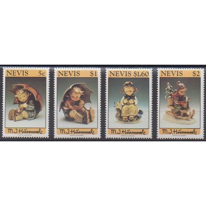 Acheter cette série de timbres de l'île de Nevis de l'année 1994 (No 759/762).