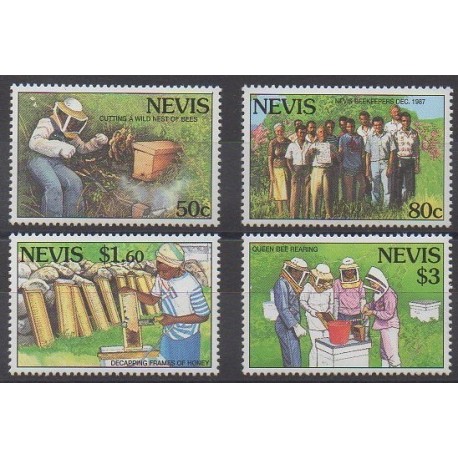 Nevis - 1994 - No 763/766 - Insectes