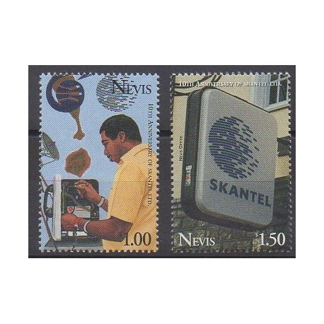 Nevis - 1995 - Nb 915/916 - Telecommunications