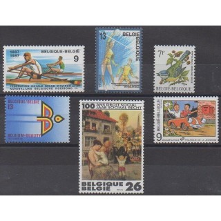 Buy this set of stamps of Belgium of the year 1987 (Nb 2259/2264).