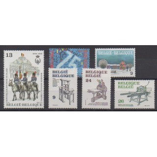 Acheter cette série de timbres de Belgique de l'année 1988 (No 2306/2311).