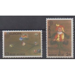 Belgique - 1989 - No 2323/2324 - Enfance - Europa