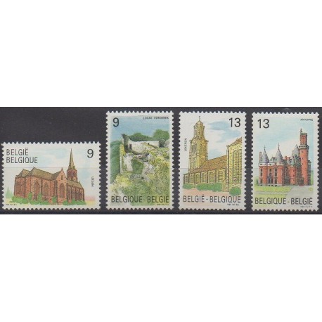 Belgique - 1989 - No 2328/2331 - Églises
