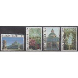Belgique - 1989 - No 2340/2343 - Parcs et jardins