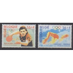 Belgique - 1996 - No 2652/2653 - Jeux Olympiques d'été