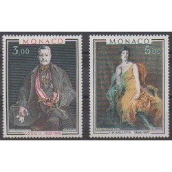 Monaco - 1981 - Nb 1286/1287 - Royalty - Paintings