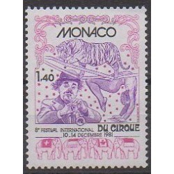 Monaco - 1981 - No 1298 - Cirque