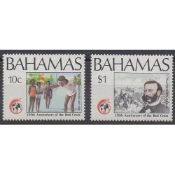 Bahamas - 1989 - No 689/690 - Santé ou Croix-Rouge