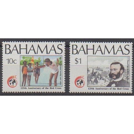 Bahamas - 1989 - No 689/690 - Santé ou Croix-Rouge