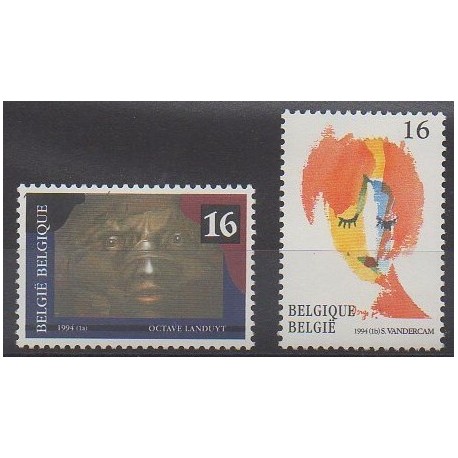 Belgique - 1994 - No 2535/2536 - Peinture