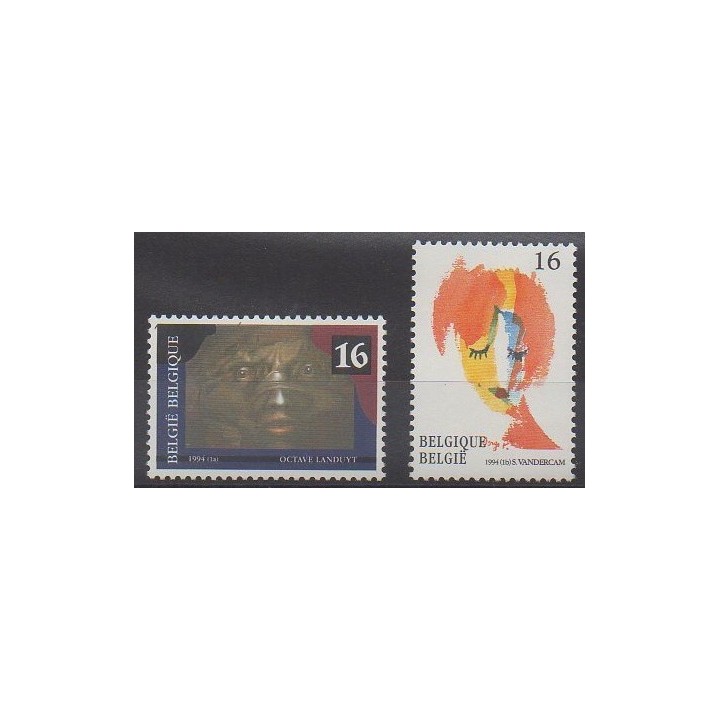 Buy this set of stamps of Belgium of the year 1994 (Nb 2535/2536).