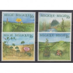 Belgique - 1994 - No 2572/2575 - Fleurs