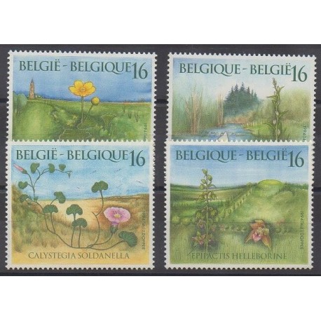 Belgium - 1994 - Nb 2572/2575 - Flowers