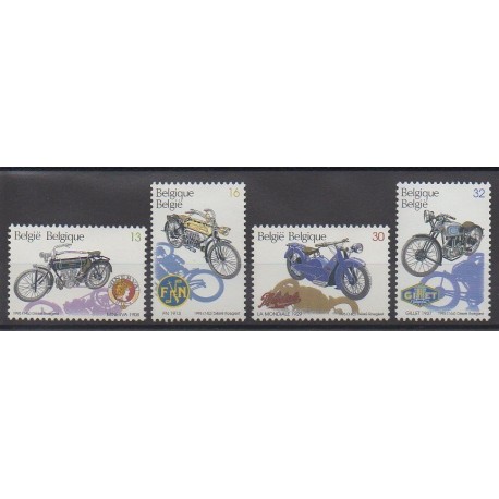 Belgique - 1995 - No 2615/2618 - Motos