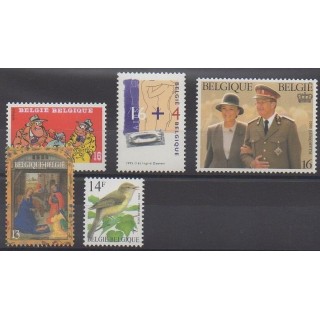 Acheter cette série de timbres de Belgique de l'année 1995 (No 2619/2623).