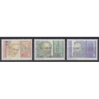 Acheter cette série de timbres de Belgique de l'année 1995 (No 2612/2614).