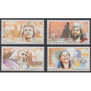 Acheter cette série de timbres de Belgique de l'année 1997 (No 2688/2691).
