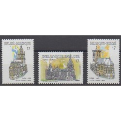 Belgique - 1997 - No 2712/2714 - Églises