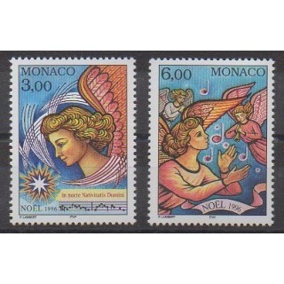 Acheter cette série de timbres de Monaco de l'année 1996 (No 2070/2071).