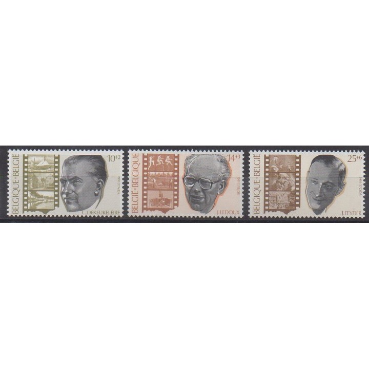 Buy this set of stamps of Belgium of the year 1991 (Nb 2432/2434).