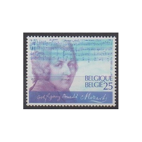 Belgique - 1991 - No 2438 - Musique