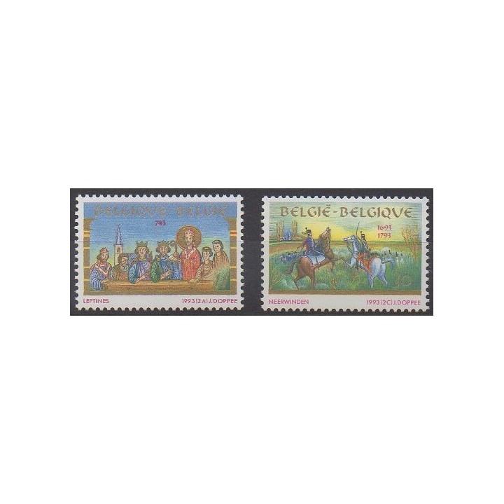 Acheter cette série de timbres de Belgique de l'année 1993 (No 2491/2492).