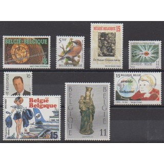 Buy this set of stamps of Belgium of the year 1993 (Nb 2525/2532).