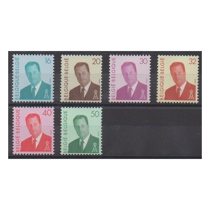 Buy this set of stamps of Belgium of the year 1994 (Nb 2560/2565).