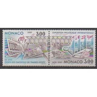 Buy this set of stamps of Monaco of the year 1996 (Nb 2082/2083).