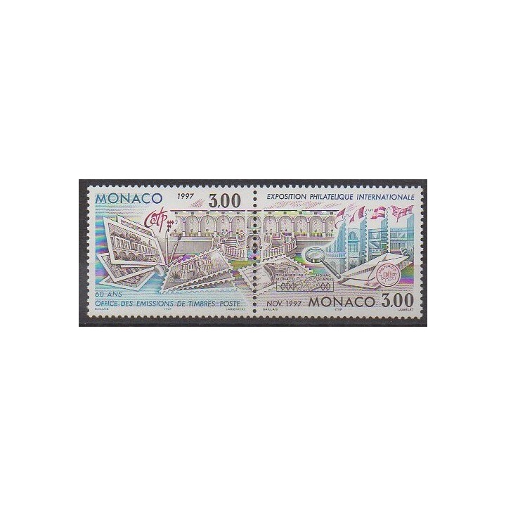 Acheter cette série de timbres de Monaco de l'année 1996 (No 2082/2083).