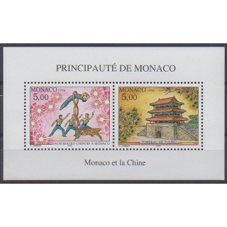 Buy this souvenir sheet  of Monaco of the year 1996 (Nb BF71).