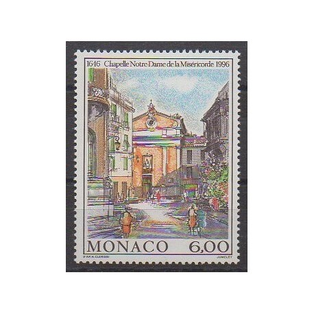 Monaco - 1996 - No 2030 - Églises