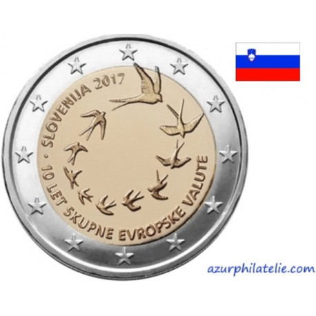 Slovénie - 2017 - 10ème anniversaire de l'introduction de l'Euro en Slovénie